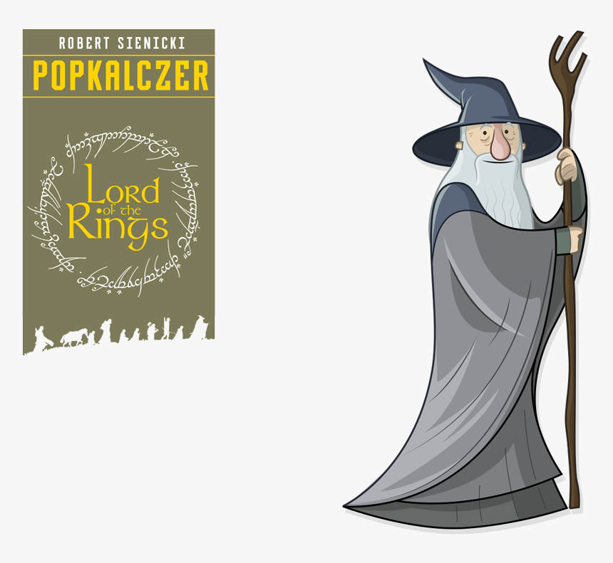 [lord Of The Rings] Gandalf - Gandalf Cartoon, HD Png Download, Free Download