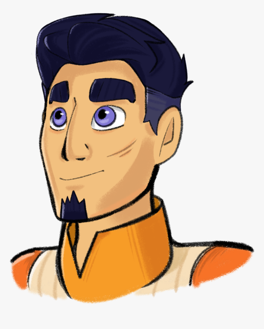 “ Ezra Bridger, Jedi Knight Did A Portrait Of Future - Cartoon, HD Png Download, Free Download