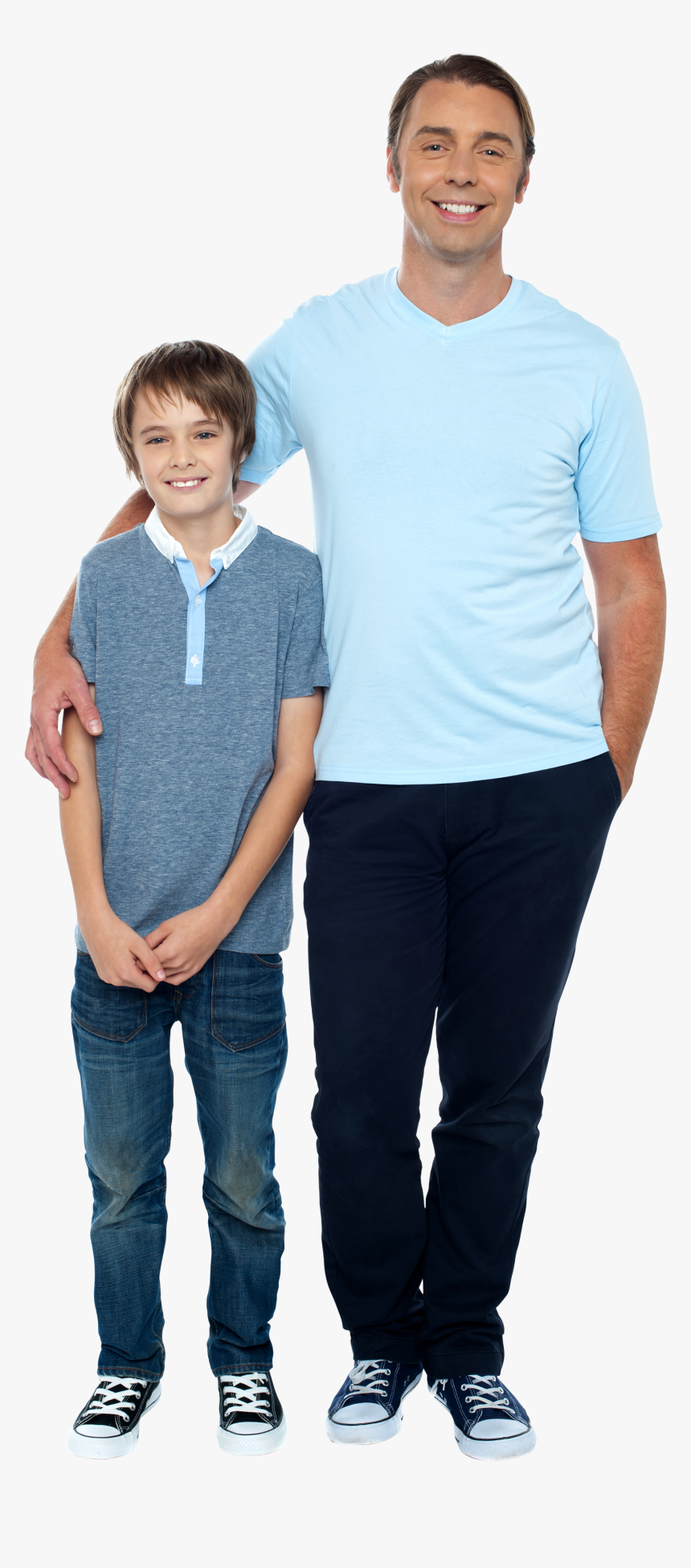 Man With Son Png - Father And Son Stock, Transparent Png, Free Download