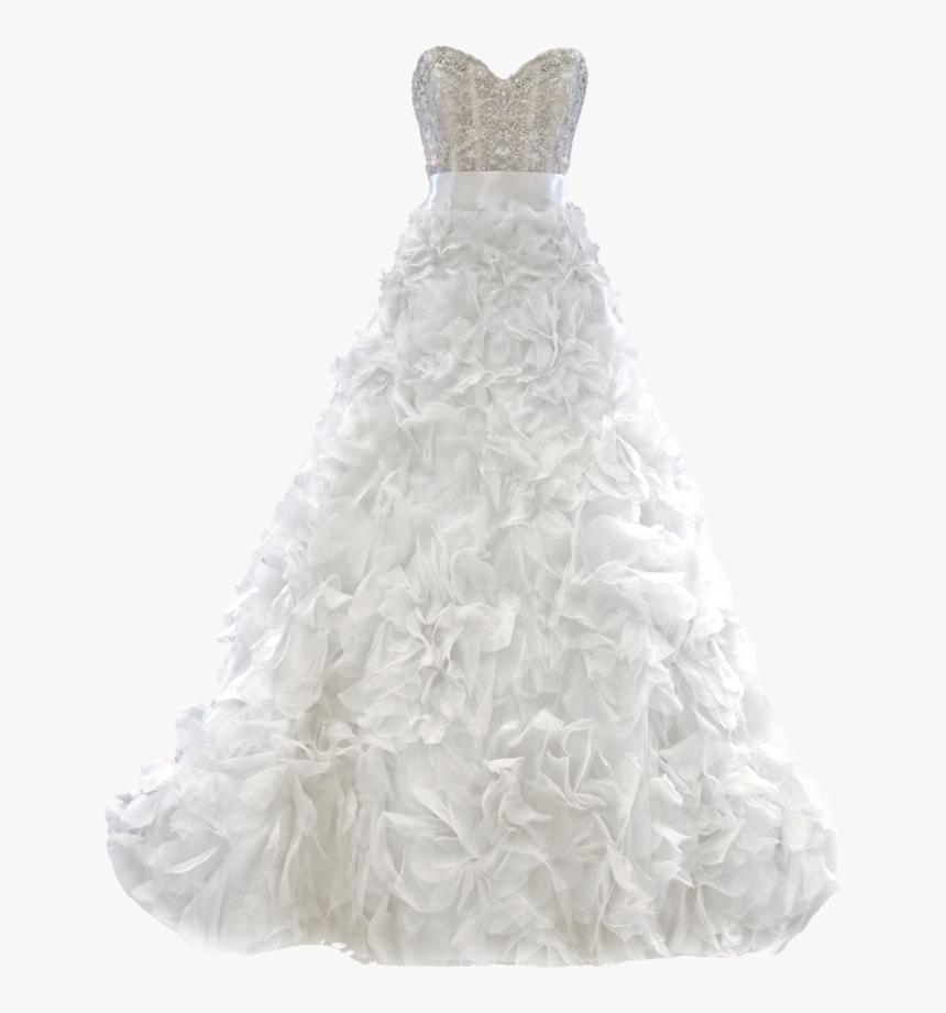 Ruffle - White Frock For Girls For Holy Communion, HD Png Download, Free Download