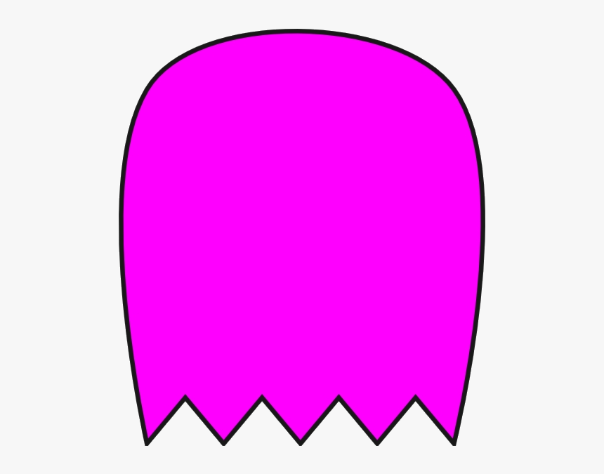 Pink Pacman Ghost Clip Art - Pacman Ghost Images Clipart, HD Png Download, Free Download