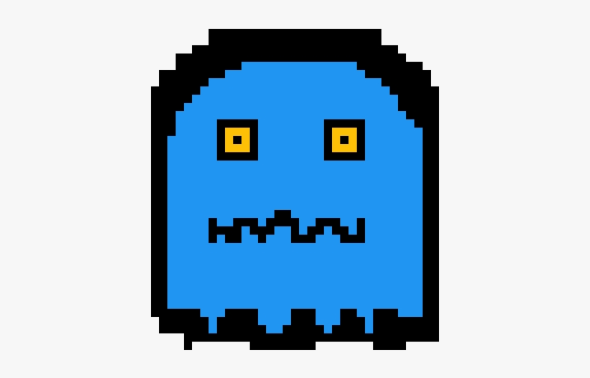 Pacman Ghost Pac-man Transparent Png - Lock Png Pixel Art, Png Download, Free Download