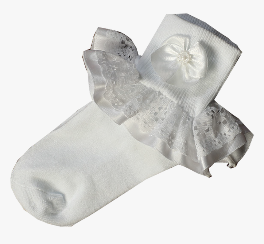 First Communion Socks For Girl Size Large Or Extra - Silver, HD Png Download, Free Download