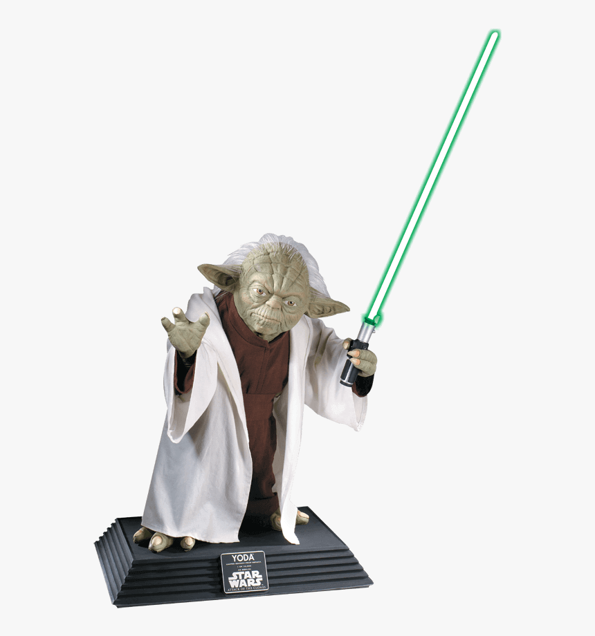 Collectors Edition Life Size Yoda Statue - Yoda Lifesize, HD Png Download, Free Download