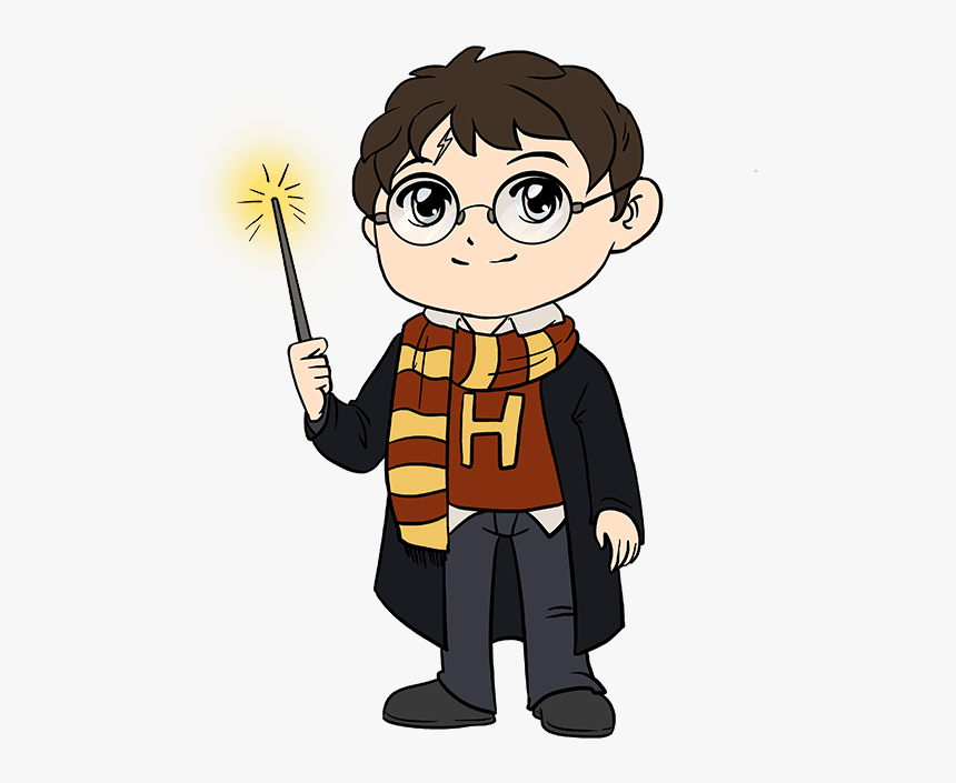 How To Draw Harry Potter - Harry Potter Comic Art, HD Png Download, Free Download