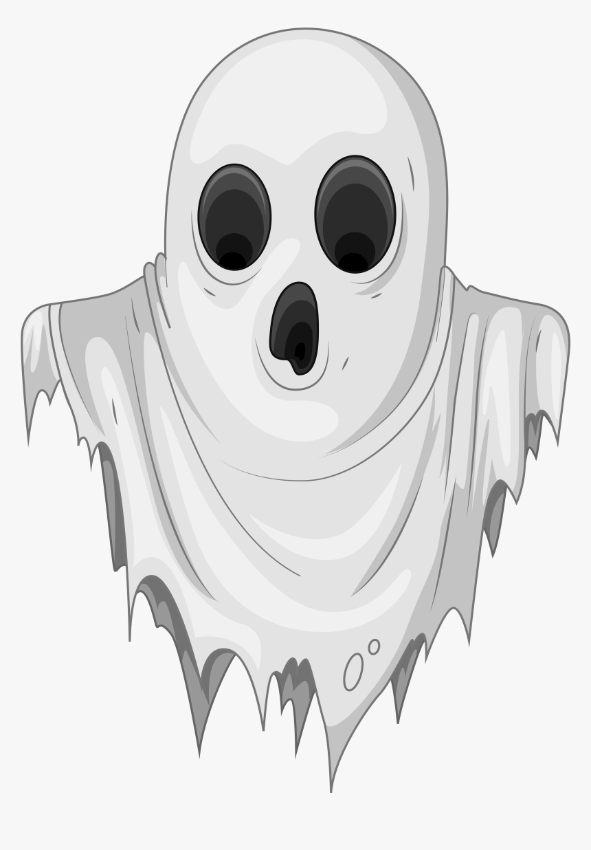 Haunted Ghost Png Clipart - Transparent Background Ghost Clipart, Png Download, Free Download