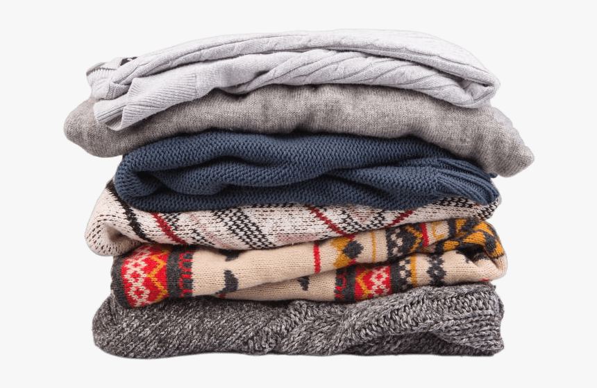 Stole - Winter Clothes Stacked, HD Png Download, Free Download