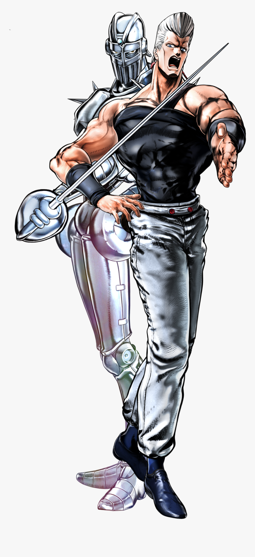 Jean Pierre Polnareff And Silver Chariot, HD Png Download, Free Download