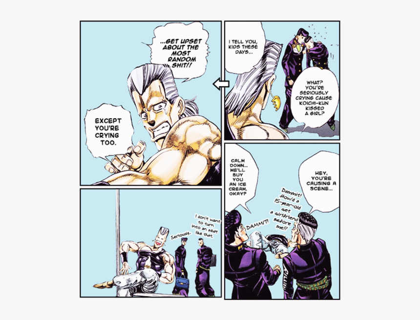 Bet Upset About The Most Tell You, Kids These Days - If Polnareff Was In Part 4, HD Png Download, Free Download