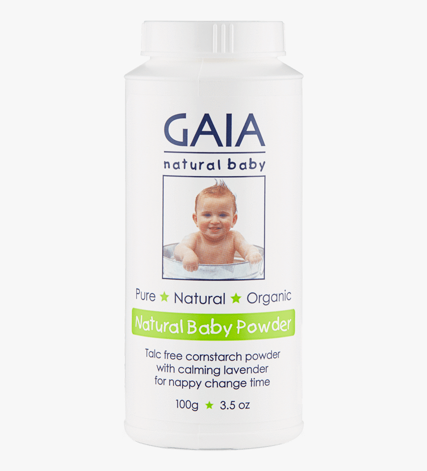 Gaia Natural Baby Powder 100g"
 Class= - 痱子 粉 澳洲, HD Png Download, Free Download