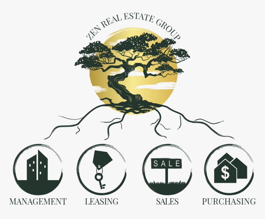 Zen Real Estate Wood Opt - Illustration, HD Png Download, Free Download