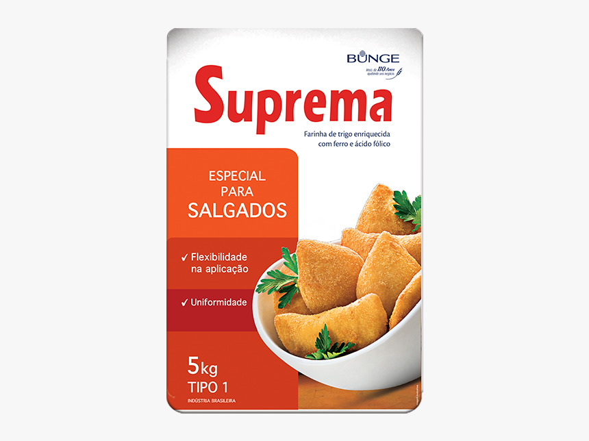 Farinha De Trigo Suprema Para Salgados - Farinha De Trigo Para Salgados, HD Png Download, Free Download