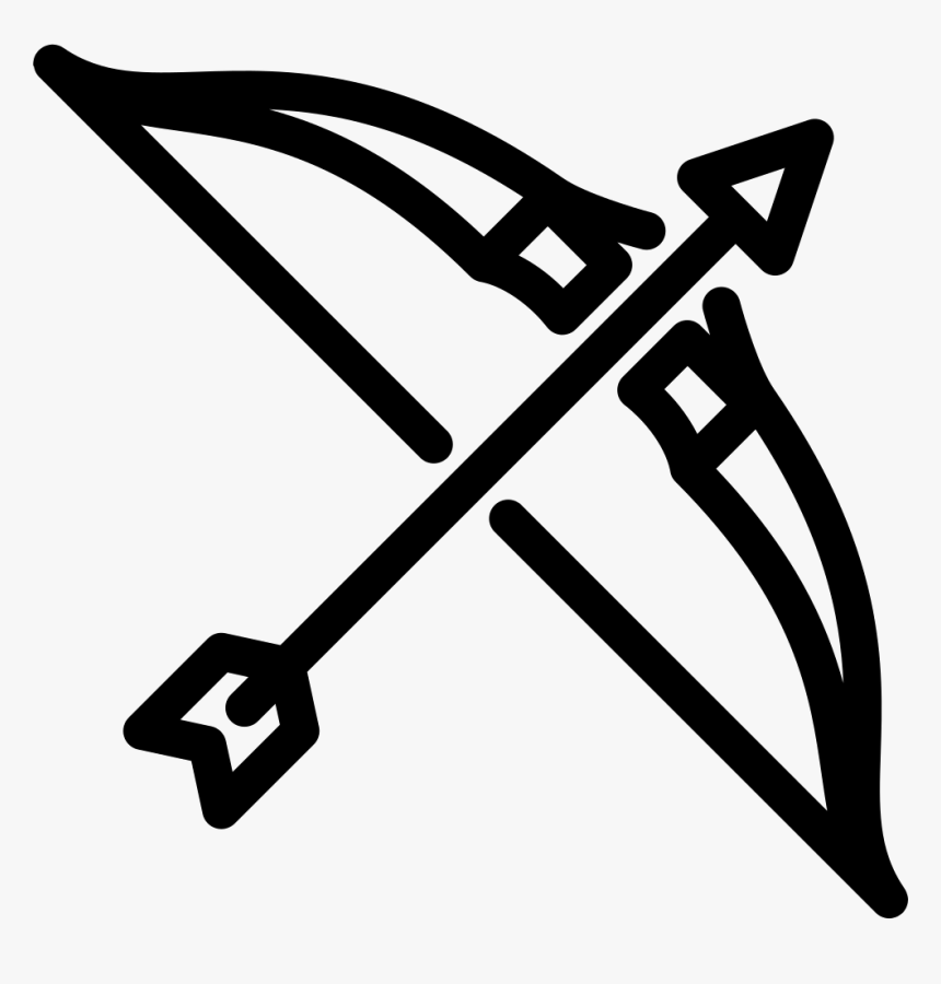 Hawkeye Bow And Arrow - Bow And Arrow Icon Png, Transparent Png, Free Download