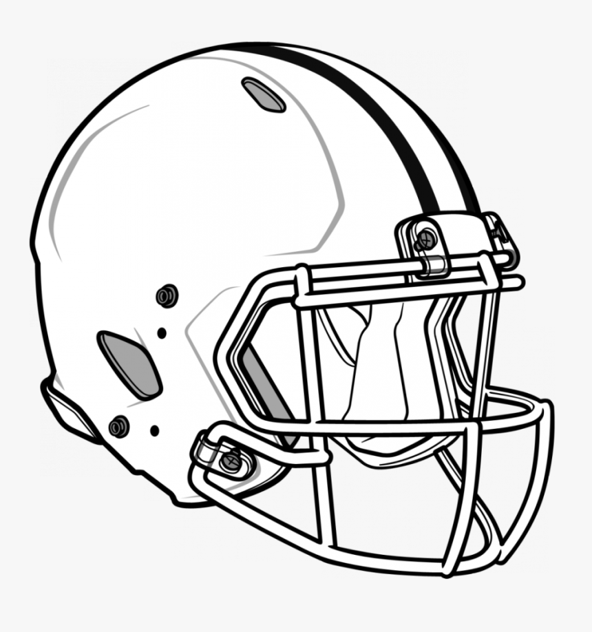 football helmet drawing front view