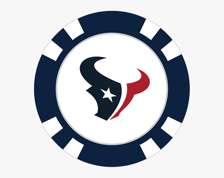 Houston Texans Poker Chip Ball Marker - Transparent Background Poker Chips Png, Png Download, Free Download