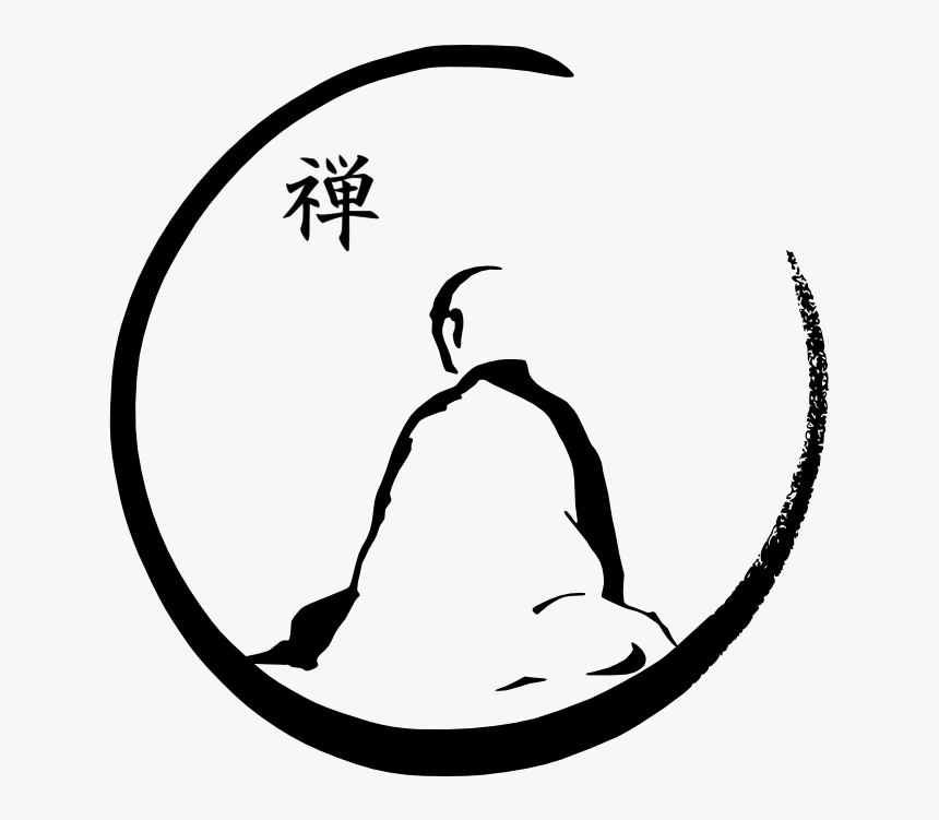 Mindfulness Drawing Zen - Spiritual But Not Religious Drawing, HD Png Download, Free Download