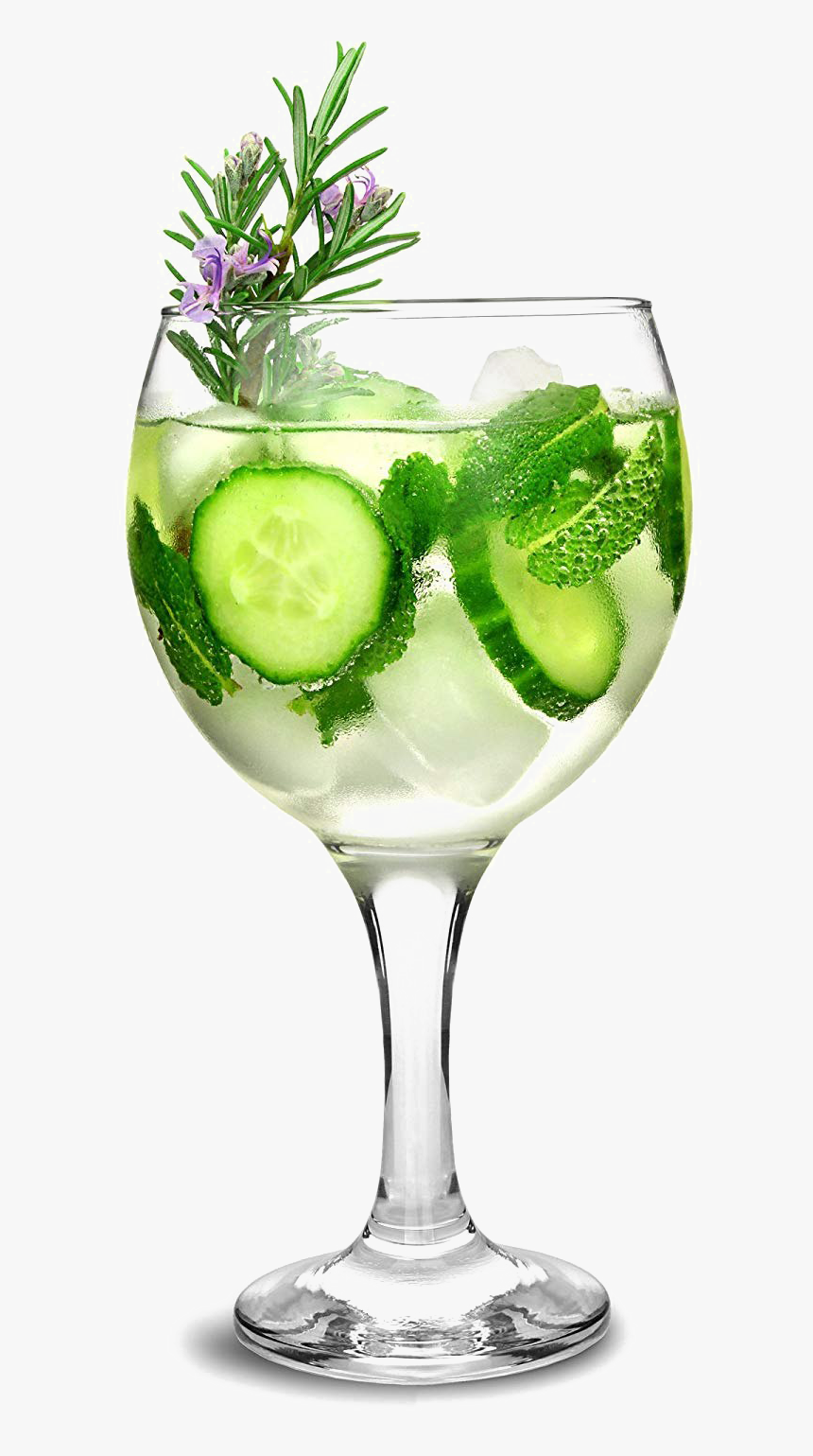 Cocktail Glass Transparent Image - Free Gin Glass Clipart, HD Png Download, Free Download