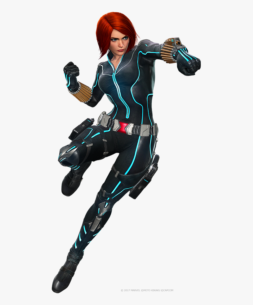 Marvel Vs Capcom Black Widow, HD Png Download, Free Download