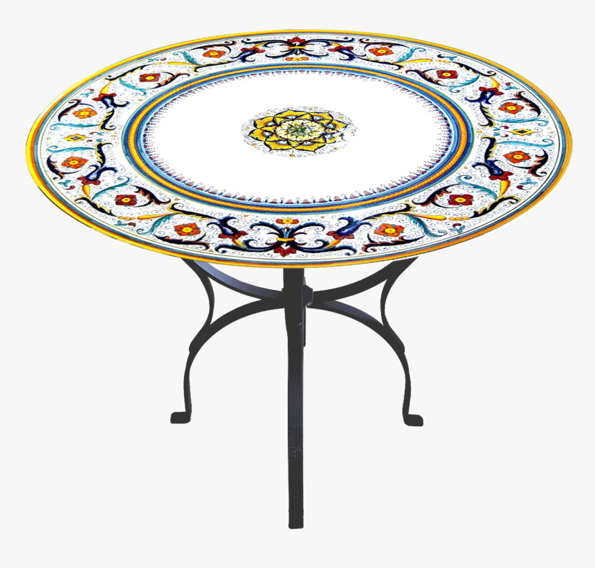 Ceramic Stone Table Ricco Deruta 31,5 Inches Diameter - Table, HD Png Download, Free Download