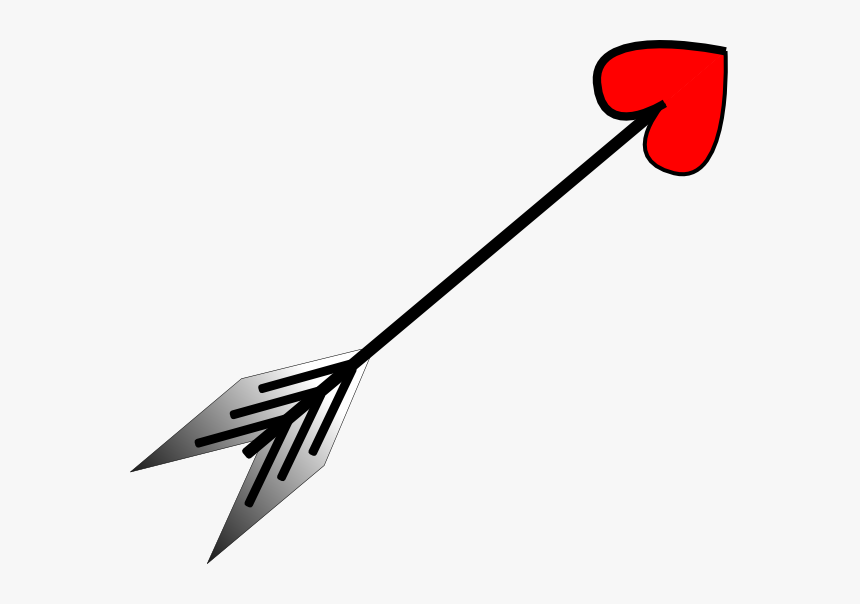 Bow And Arrow Clip Art Png - Cupid Arrow Clip Art, Transparent Png, Free Download