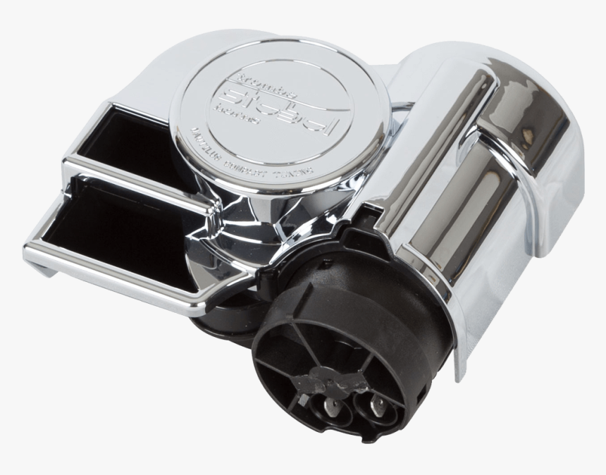 Chrome Dual-tone Motorcycle Electric Air Horn - Analog Watch, HD Png Download, Free Download
