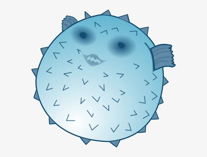 Blowfish Png Clip Art Pufferfish Clipart - Clipart Blowfish, Transparent Png, Free Download