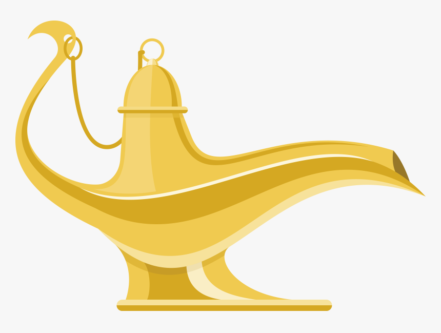 Vector Magic Lamp Png Download - Aladdin Lamp Vector Png, Transparent Png, Free Download