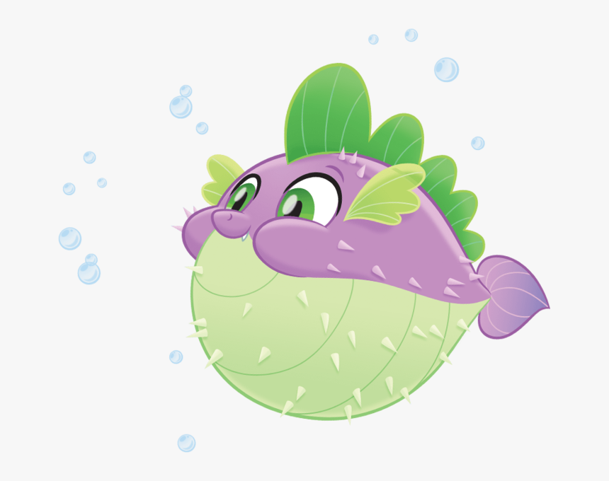 Mlp Puffer Fish Spike, HD Png Download, Free Download