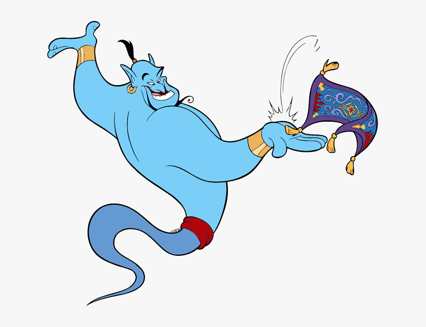 Cartoon Genie Aladdin Movie, HD Png Download, Free Download