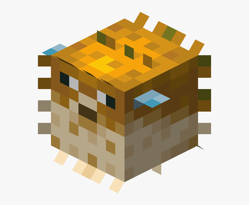 Tropical Fish Minecraft Png Png Download Puffer Fish Minecraft 1 13 Transparent Png Kindpng