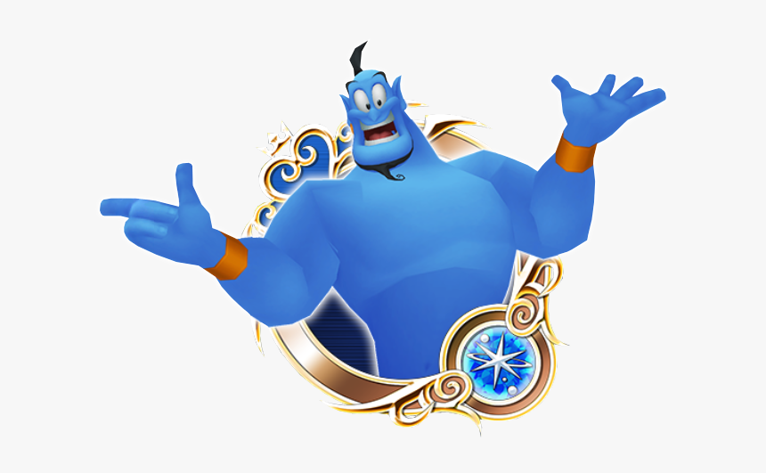 Genie - Kingdom Hearts Aqua Medal, HD Png Download, Free Download