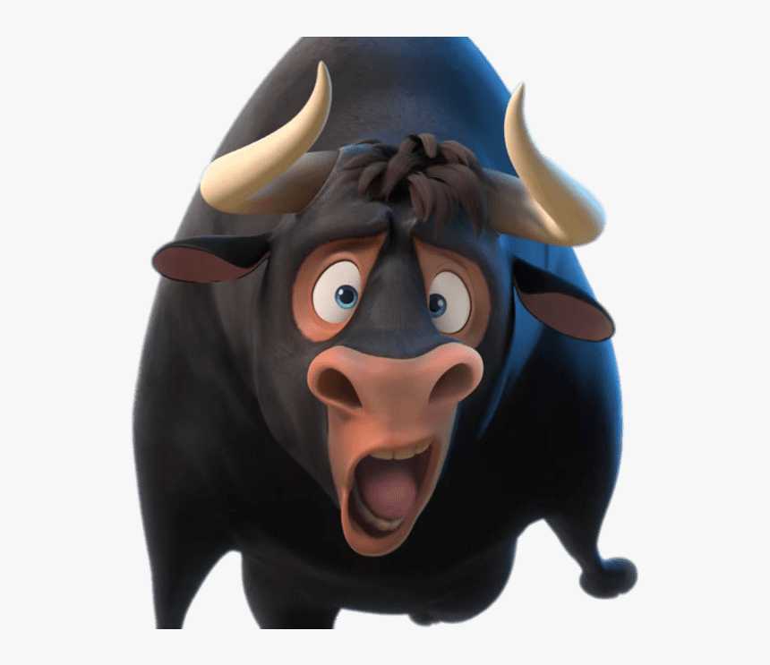 Ferdinand Flying Through The Air - Ferdinand The Bull Png, Transparent Png, Free Download