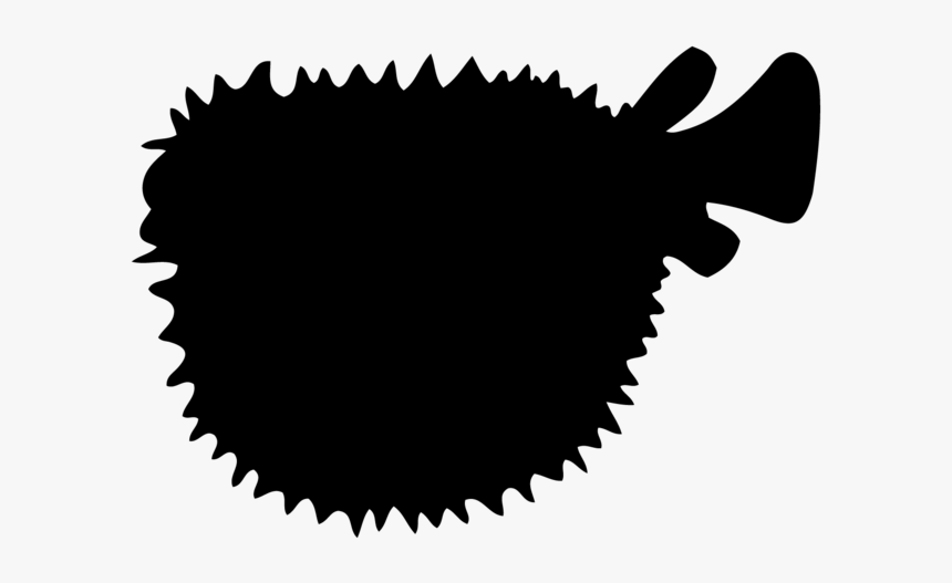 Pufferfish - Silhouette Of Puffer Fish, HD Png Download, Free Download