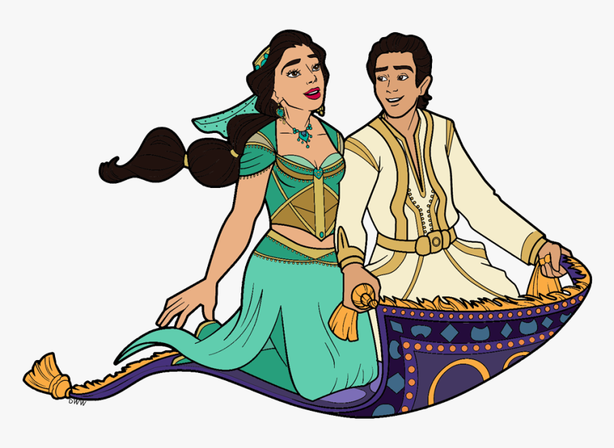 Aladdin Genie And Jasmine Live Action, HD Png Download, Free Download
