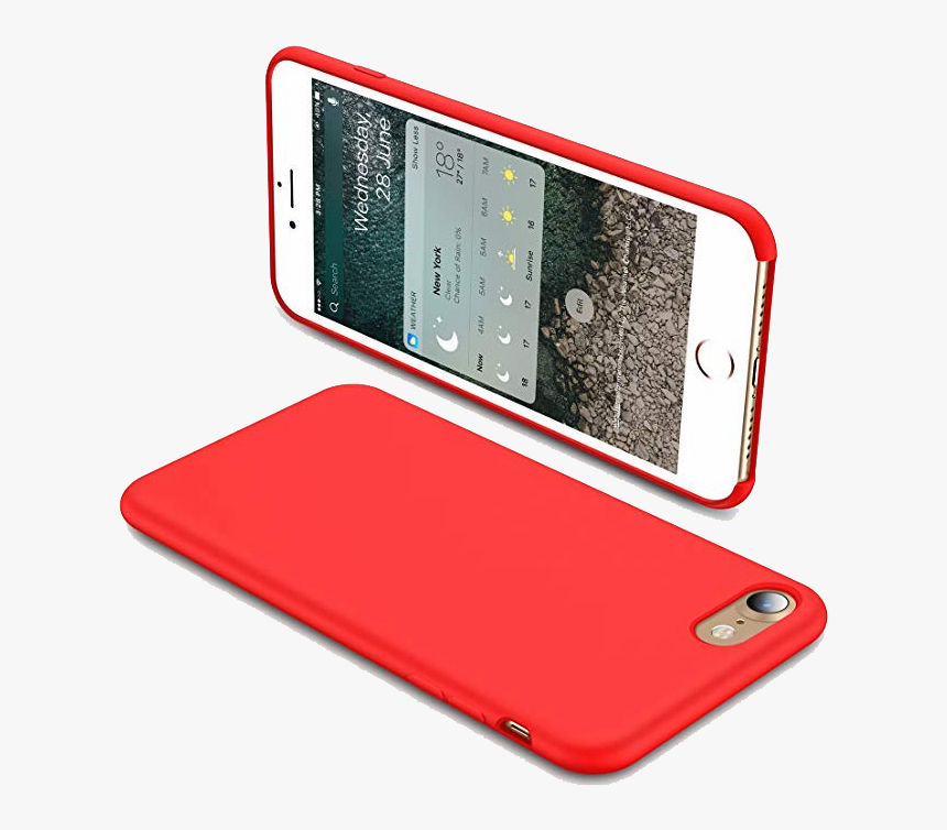 Iphone 7 Plus Cases Silicone Red, HD Png Download, Free Download