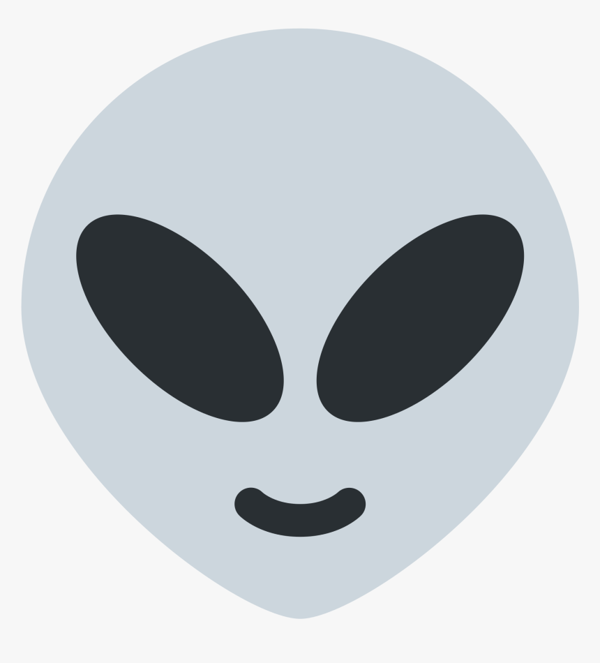 Alien Svg Transparent Background - Twitter Alien Emoji, HD Png Download, Free Download