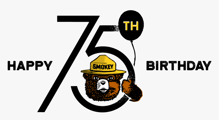 Smokey Bear 75th Anniversary, HD Png Download, Free Download