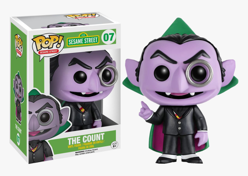 Count Sesame Street Funko Pop, HD Png Download, Free Download