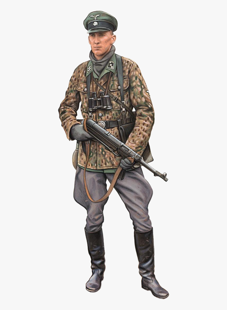 Transparent Nazi Soldier Png - Waffen Ss Officer Art, Png Download, Free Download