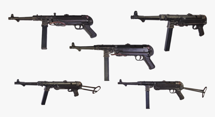 Transparent Tommy Gun Clipart - Schmeisser Mp40, HD Png Download, Free Download