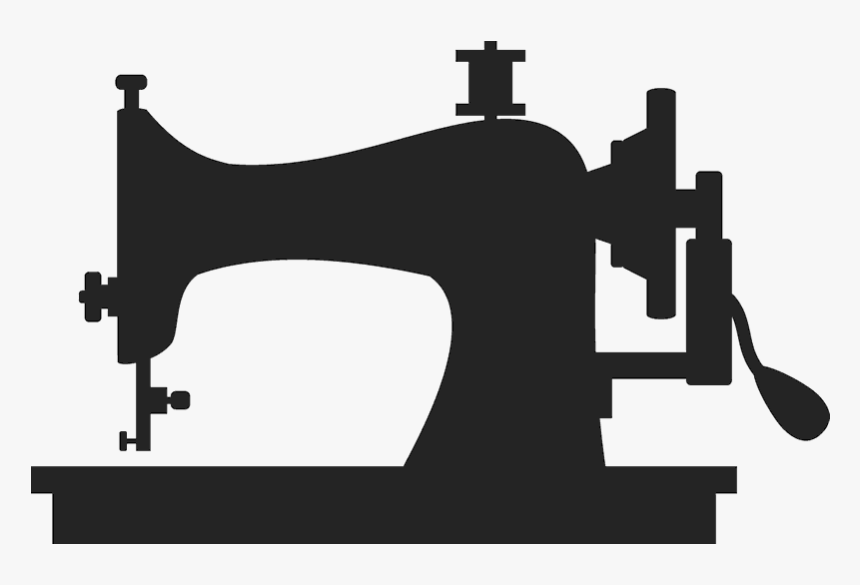 Sewing Machine Clipart Black And White Hd Png Download Kindpng