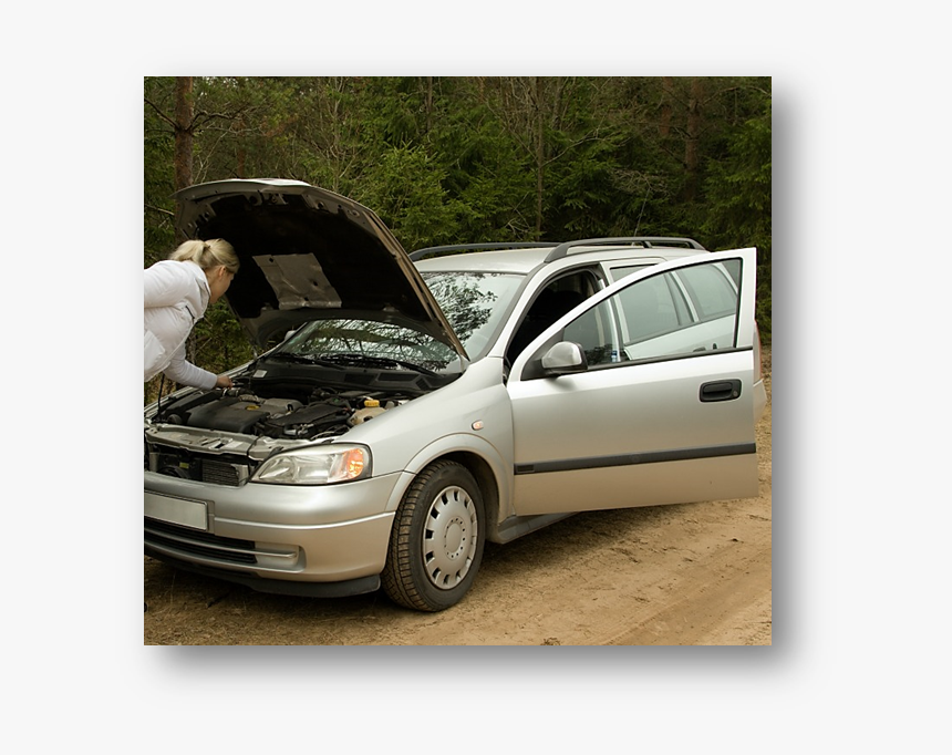 Broken Down Car - Car Broken Down, HD Png Download, Free Download