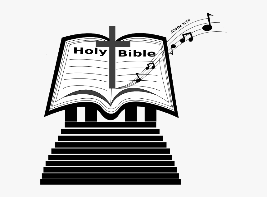 Music Bible Clip Art - Bible And Music Clipart, HD Png Download, Free Download