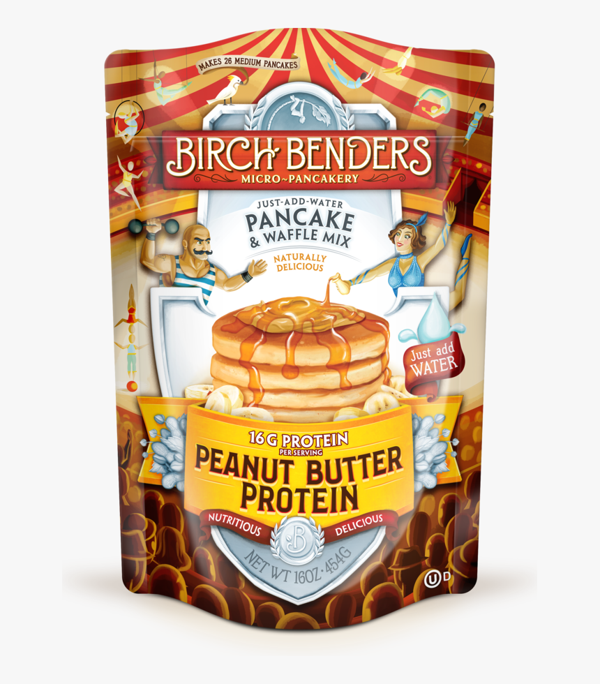 Birch Benders - Birch Benders Peanut Butter Protein, HD Png Download, Free Download