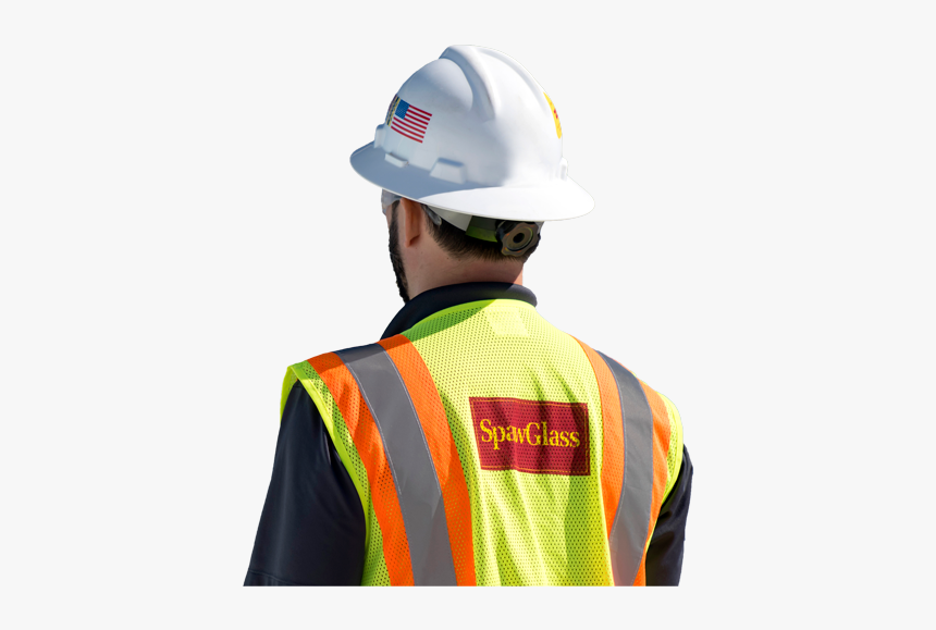Construction Worker Back Png, Transparent Png, Free Download