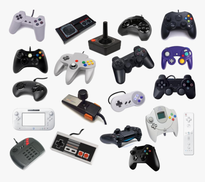 Game Controller Png Clipart - Video Game Console Controllers, Transparent Png, Free Download