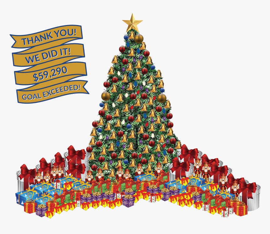 Golden Beginnings Tree Of Hope - Christmas Tree, HD Png Download, Free Download