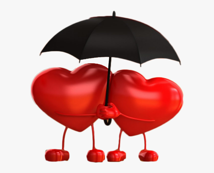 #mq #heart #hearts #red #umbrella #emoji - Love Good Morning Png, Transparent Png, Free Download