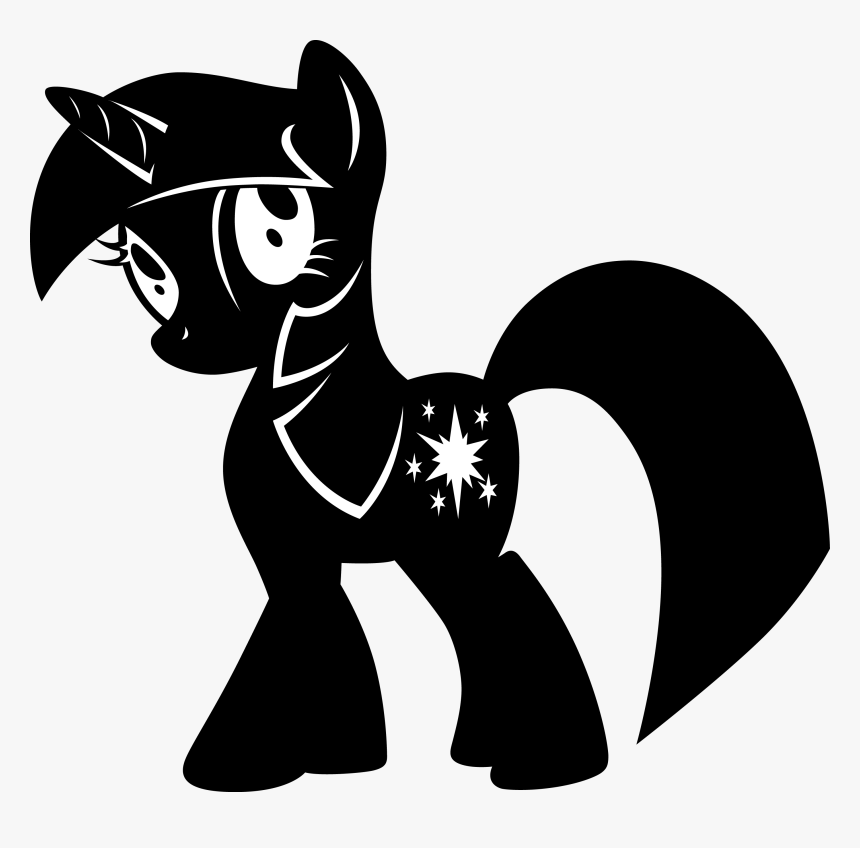 Vector Sparkles Silhouette - Silhouette My Little Pony Svg, HD Png Download, Free Download