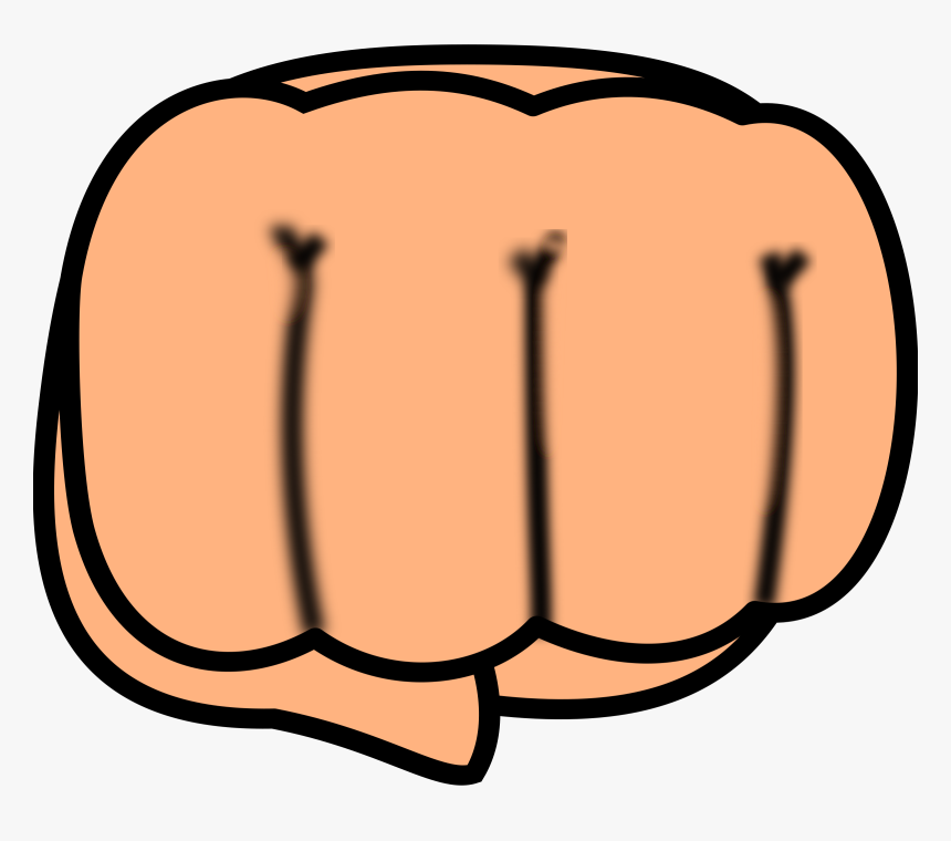 Cartoon Fist Png - Clip Art Fist Bump, Transparent Png, Free Download